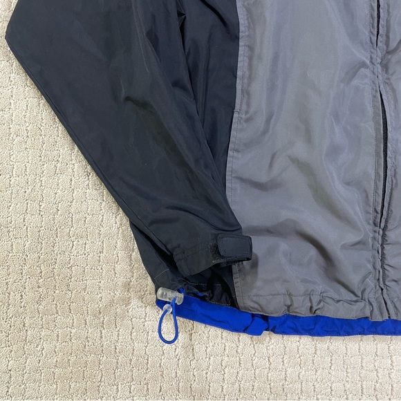 Champion Men’s Black Grey And Blue Windbreaker Size Lg - Picture 2 of 9